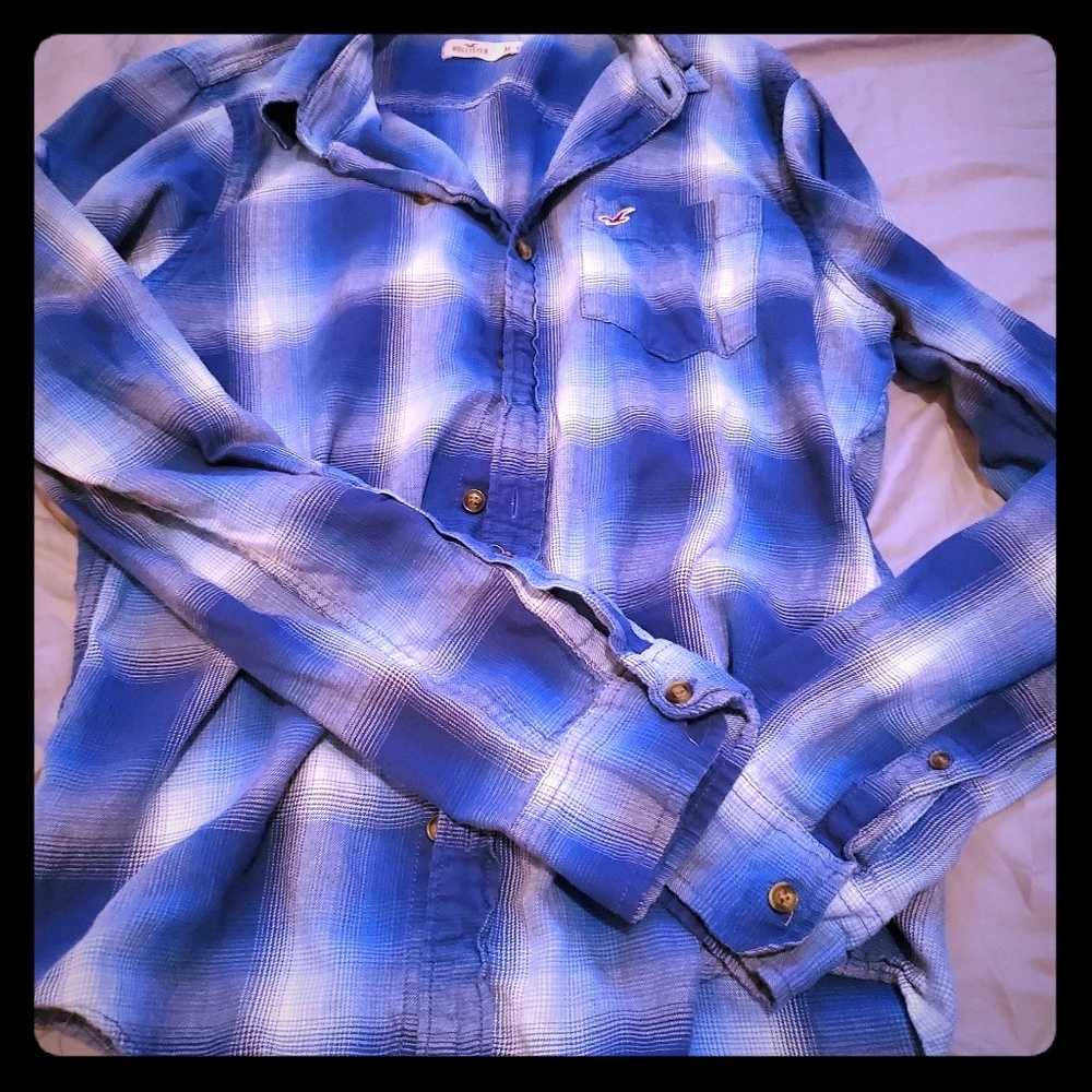 Men's Medium Hollister Casual Dress Shirt